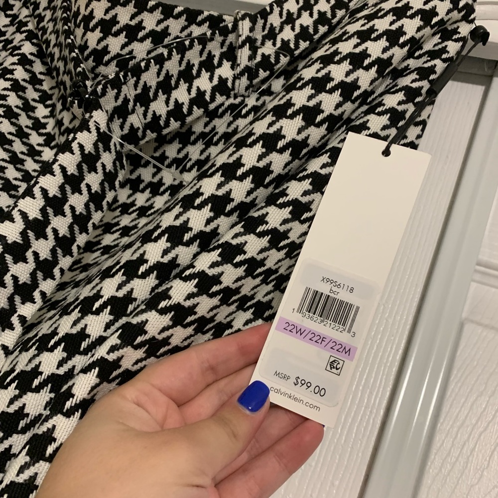 NWR Calvin Klein Houndstooth Skirt